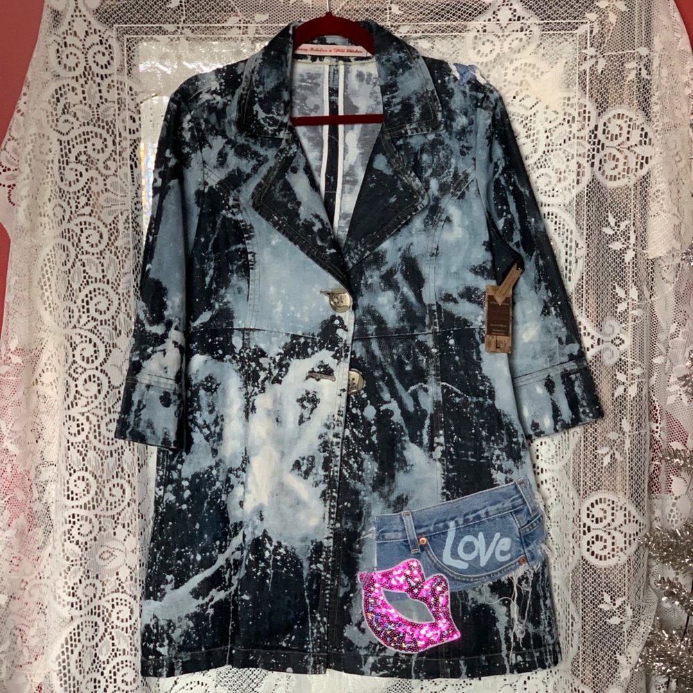 Stylish Denim Jacket with Unique Design